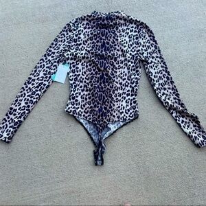NWT Leopard Bodysuit    GD1